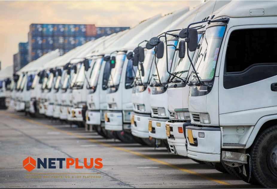 Live GPS tracking map from NetPlus by Netedge Telematics showing real-time vehicle