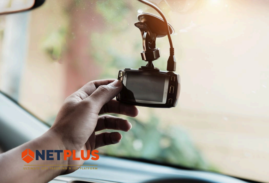 Video telematics interface from NetPlus by Netedge Telematics showing live camera feeds and event-triggered footage.